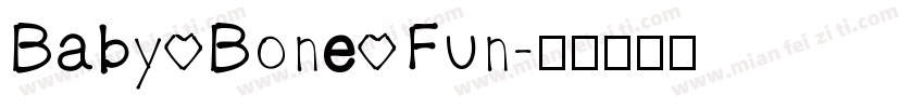 Baby Bone Fun字体转换